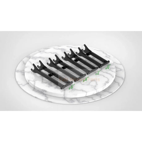 +6" Gloss Black Rear Swing Arm Swingarm Extension Fits for Yamaha Banshee 350 YFZ 350