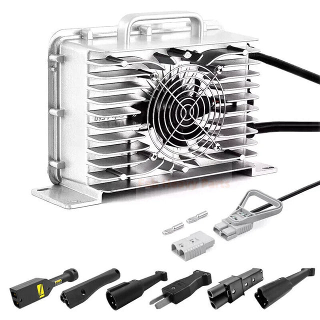 6 in 1 36V 18A Battery Charger Multi-Plug Fits for EZGO Club Car Yamaha Golf Cart