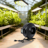 6 - Inch 412 CFM Inline Duct Fan Air Circulation Vent Blower - Fab Heavy Parts