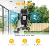 6 - Inch 412 CFM Inline Duct Fan Air Circulation Vent Blower - Fab Heavy Parts