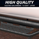 6 Inch Running Boards Fits For 2024 - 2025 Toyota Tacoma Double/Crew Cab 4 Full Doors Coated Black Powder Coated Side Steps - Fab Heavy Parts