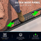 6 Inch Running Boards Fits For 2024 - 2025 Toyota Tacoma Double/Crew Cab 4 Full Doors Coated Black Powder Coated Side Steps - Fab Heavy Parts