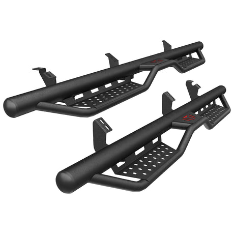 6 Inch Running Boards Fits For 2024 - 2025 Toyota Tacoma Double/Crew Cab 4 Full Doors Coated Black Powder Coated Side Steps - Fab Heavy Parts
