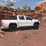 6 Inch Running Boards Fits For 2024 - 2025 Toyota Tacoma Double/Crew Cab 4 Full Doors Coated Black Powder Coated Side Steps - Fab Heavy Parts