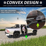 6 Inch Running Boards Fits For 2024 - 2025 Toyota Tacoma Double/Crew Cab 4 Full Doors Coated Black Powder Coated Side Steps - Fab Heavy Parts