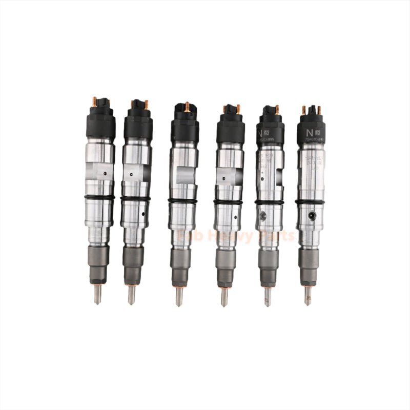 6 PCS Common Rail Fuel Injector 0445124022 4913657 VOE 22336268 Fits Volvo - Fab Heavy Parts
