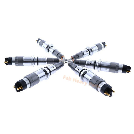 6 PCS Common Rail Injector 5263262 4945969 Fits for Cummins Engine 4B3.9 6B5.9 B4.5 - Fab Heavy Parts
