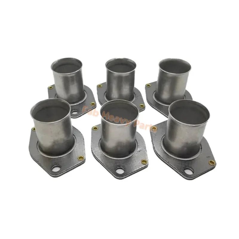 6 PCS Exhaust Manifold Sleeve 281 - 8261 2818261 Fits for Caterpillar CAT Engine C15 C18 3516C 3406E Excavator 395 390D 365C 385C - Fab Heavy Parts