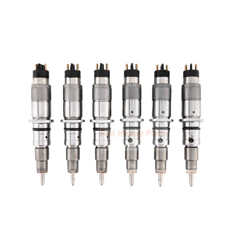 6 PCS Fuel Injector 0445120231 3976372 4937065 Fits for Cummins Engine QSB6.7 - Fab Heavy Parts