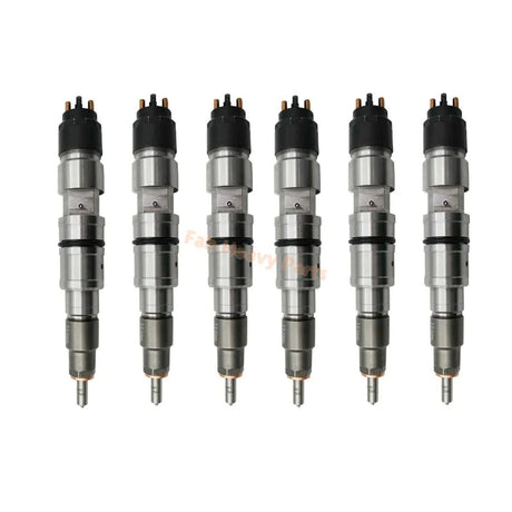 6 PCS Fuel Injector 04902825 04902255 for Deutz Engine TCD2013L04 4V TCD2013L06 4V - Fab Heavy Parts