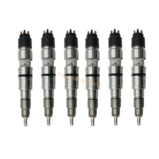 6 PCS Fuel Injector 04902825 04902255 for Deutz Engine TCD2013L04 4V TCD2013L06 4V - Fab Heavy Parts