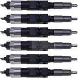 6 PCS Fuel Injector 095000 - 6492 Fits for John Deere 6068 E210LC E240LC 670G - Fab Heavy Parts