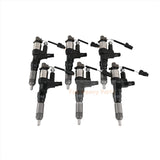 6 PCS Fuel Injector 095000 - 8092 23670 - E0392 for Hino Kobelco Truck Engine Final Clearance - Fab Heavy Parts