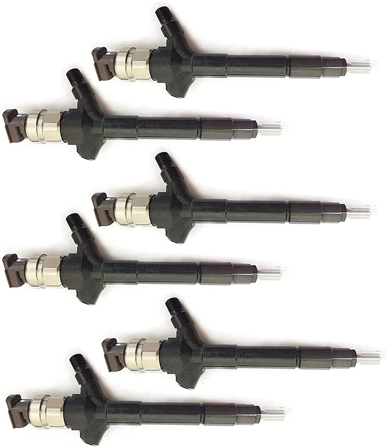 6 PCS Fuel Injector 095000 - 8290 23670 - 09330 23670 - 0L050 for Toyota 1KD FTV - Fab Heavy Parts