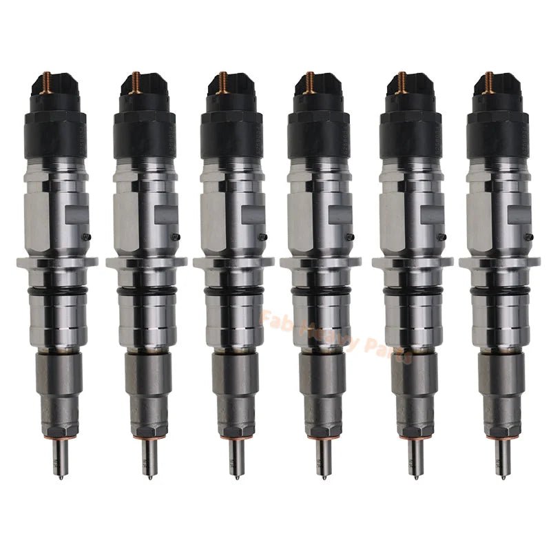 6 PCS Fuel Injector 0986435573 4983514 Fits for Cummins Engine 6.7L - Fab Heavy Parts
