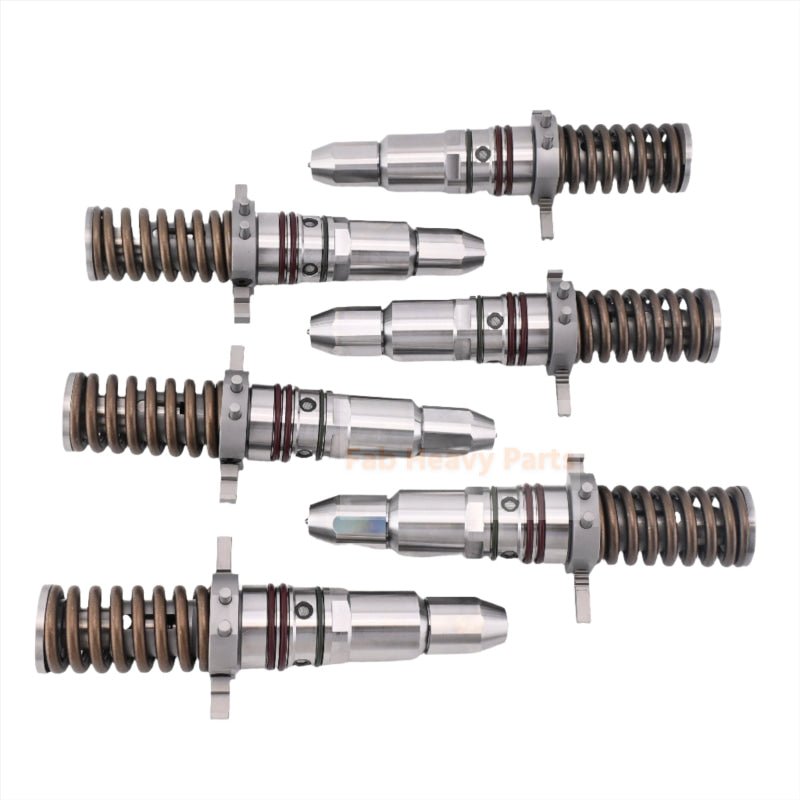 6 PCS Fuel Injector 0R - 3052 0R3052 7E - 3384 7E3384 Fits for Caterpillar CAT Engine 3508 3512 3516 - Fab Heavy Parts