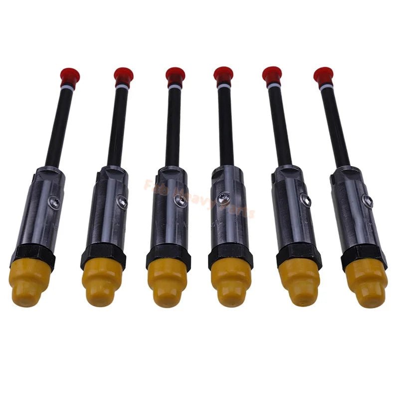 6 PCS Fuel Injector 0R - 9943 0R9943 Fits for Caterpillar CAT Engine 3406 3406C 3408 3408C 3412 3412C Tractor D8N D8R - Fab Heavy Parts