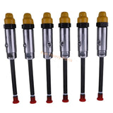 6 PCS Fuel Injector 100 - 7559 1007559 Fits for Caterpillar CAT Engine 3306 3306B Dump Truck D250E D250E II - Fab Heavy Parts