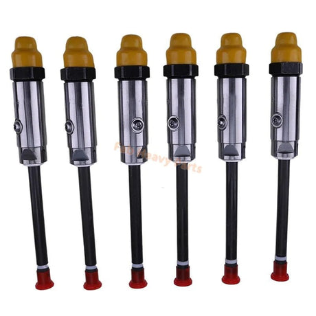 6 PCS Fuel Injector 100 - 7559 1007559 Fits for Caterpillar CAT Engine 3306 3306B Dump Truck D250E D250E II - Fab Heavy Parts