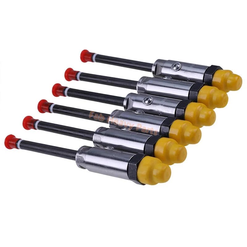 6 PCS Fuel Injector 100 - 7559 1007559 Fits for Caterpillar CAT Engine 3306 3306B Dump Truck D250E D250E II - Fab Heavy Parts