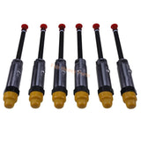 6 PCS Fuel Injector 100 - 7559 1007559 Fits for Caterpillar CAT Engine 3306 3306B Dump Truck D250E D250E II - Fab Heavy Parts