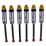 6 PCS燃料インジェクター100-7559 1007559 Caterpillar Cat Engine 3306 3306BダンプトラックD250E D250E II II