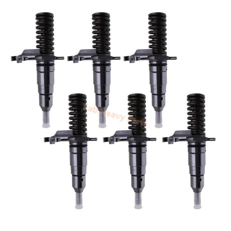 6 PCS Fuel Injector 107 - 1230 1071230 Fits for Caterpillar CAT Engine 3116 3126 3126B Excavator 322 L 325 L 325 - A - Fab Heavy Parts