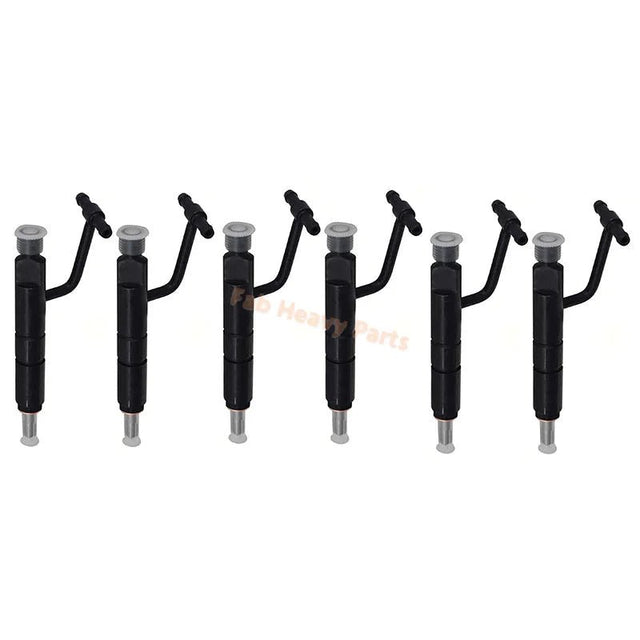 6 PCS Fuel Injector 107 - 3651 1073651 10R - 7589 10R7589 Fits for Caterpillar CAT Engine 3046 Loader 933 933C Tractor D3C D4C Final Clearance - Fab Heavy Parts