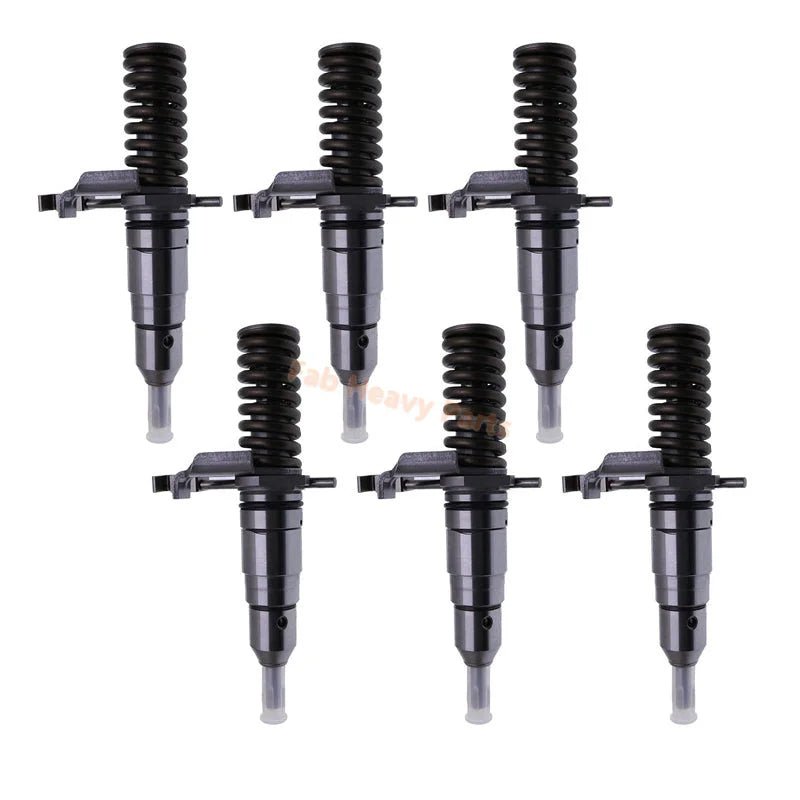6 PCS Fuel Injector 107 - 7733 1077733 Fits for Caterpillar CAT Engine 3114 3116 Excavator M318 320B 322B L 325B L - Fab Heavy Parts
