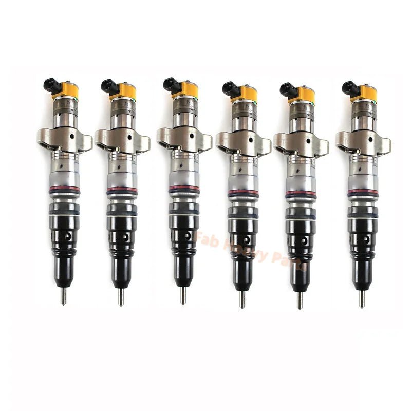 6 PCS Fuel Injector 10R - 7221 10R7221 Fits for Caterpillar CAT Engine C9 - Fab Heavy Parts