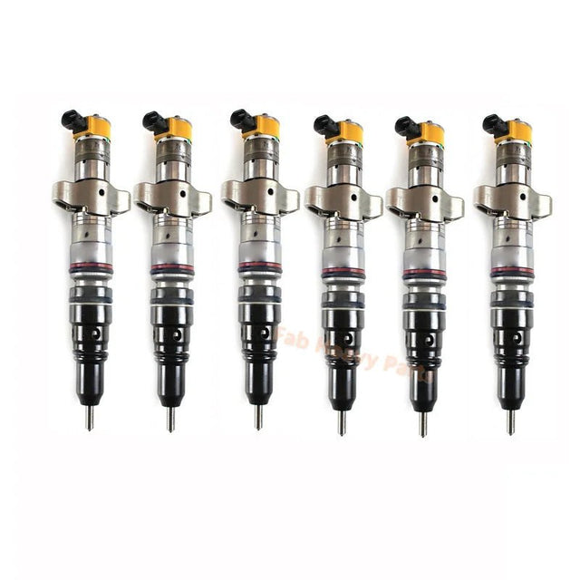 6 PCS Fuel Injector 10R - 7221 10R7221 Fits for Caterpillar CAT Engine C9 - Fab Heavy Parts