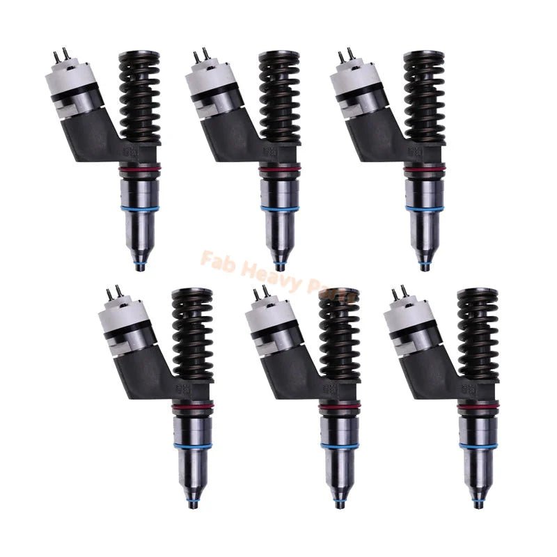 6 PCS Fuel Injector 10R - 7231 10R7231 Fits for Caterpillar CAT Engine C18 C27 C32 - Fab Heavy Parts