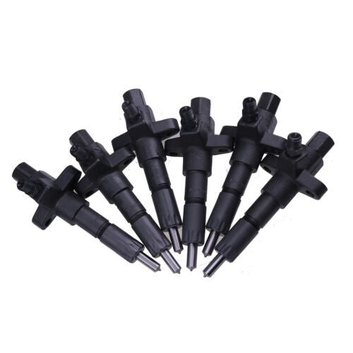 6 PCS Fuel Injector 1153002502 1 - 15300250 - 2 for Isuzu Engine 6BD1 6BG1 Hitachi Excavator EX200 - 2 EX200 - 3 - Fab Heavy Parts