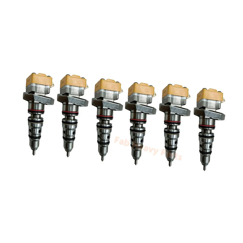 6 PCS Fuel Injector 171-9710 1719710 0R-9348 0R9348 Fits for Caterpillar CAT Engine 3126 3126B 3126E C7