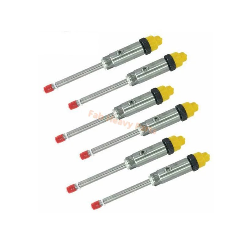 6 PCS Fuel Injector 130 - 1804 1301804 0R8787 0R - 8787 7W7033 7W - 7033 Fits for Caterpillar CAT Engine 3408B 3412C, Remanufactured - Fab Heavy Parts