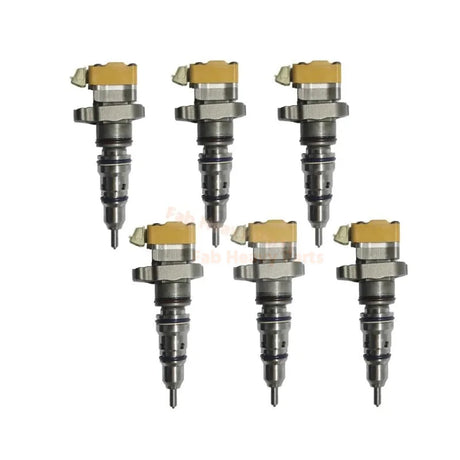 6 PCS Fuel Injector 141 - 7837 1417837 169 - 7410 1697410 Fits for Caterpillar CAT Engine 3126 3126B 3126E, Remanufactured - Fab Heavy Parts