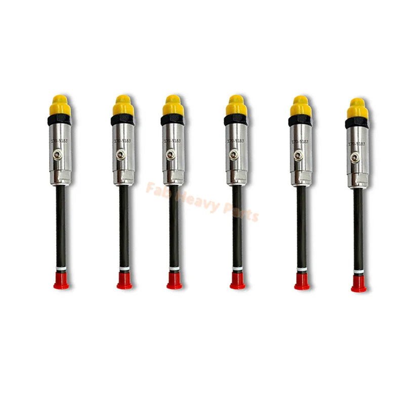 6 PCS Fuel Injector 170 - 5183 1705183 0R - 4336 0R4336 Fits for Caterpillar CAT Engine 3304 3304B 3306 - Fab Heavy Parts