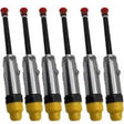 6 PCS Fuel Injector 170 - 5187 1705187 Fits for Caterpillar 3306 3306B Engine 12G 12H 140H - Fab Heavy Parts