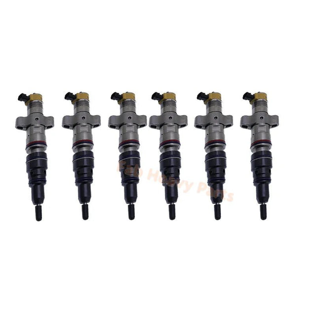 6 PCS Fuel Injector 172 - 5780 1725780 Fits for Caterpillar CAT Engine C - 9 C9 Excavator 330C 330C L - Fab Heavy Parts