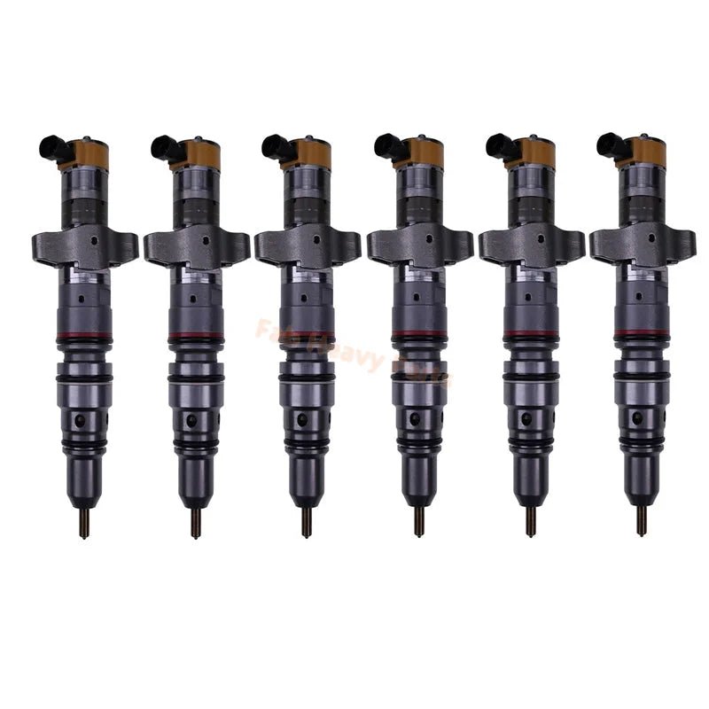 6 PCS Fuel Injector 20R - 8062 20R8062 242 - 0139 2420139 10R - 4844 10R4844 Fits for Caterpillar CAT Engine C9 C - 9, Remanufactured - Fab Heavy Parts