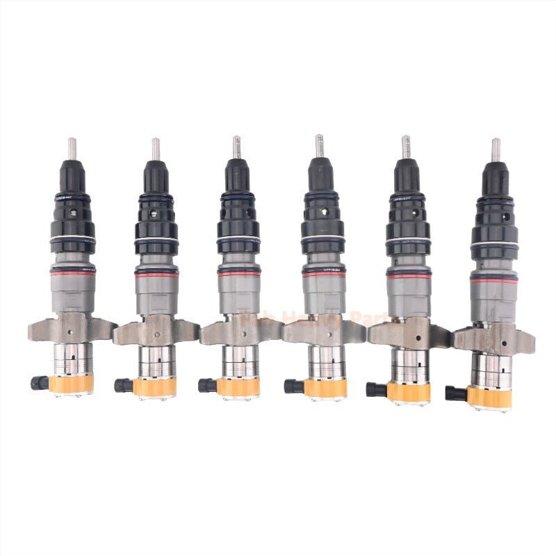 6 PCS Fuel Injector 235 - 2888 2352888 10R - 7224 10R7224 Fits for Caterpillar CAT Engine C - 9 Excavator E330C 330C 330CL 330CMH - Fab Heavy Parts