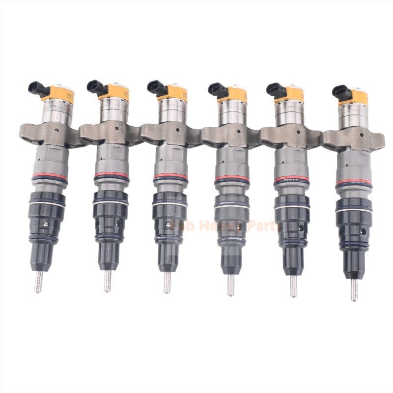 6 PCS Fuel Injector 235 - 2888 2352888 10R - 7224 10R7224 Fits for Caterpillar CAT Engine C - 9 Excavator E330C 330C 330CL 330CMH - Fab Heavy Parts