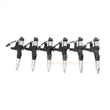 6 PCS Fuel Injector 23670-E0030 Fits for Hino Engine J08E Truck 500 Series