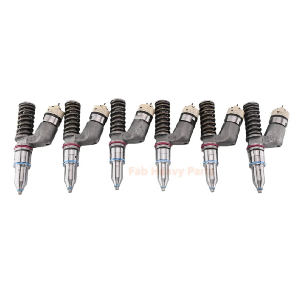 6 PCS Fuel Injector 249 - 0709 2490709 239 - 4909 2394909 Fits for Caterpillar CAT Engine C15 3406E C32 - Fab Heavy Parts