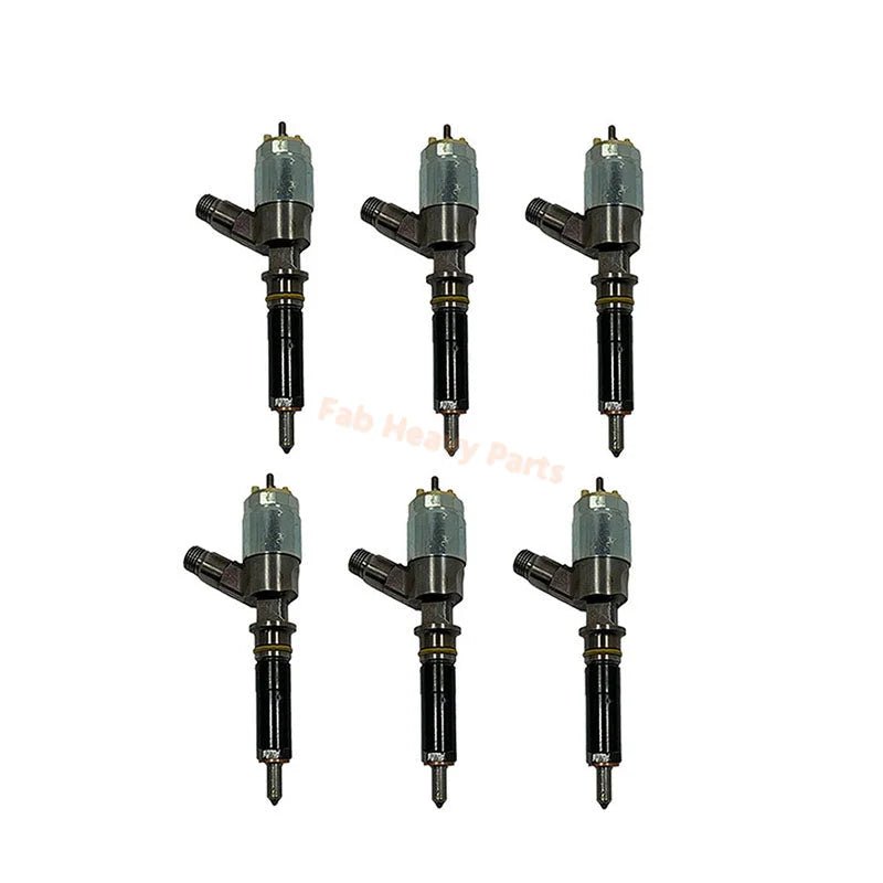 6 PCS Fuel Injector 2645A742 2645A473 2645A708 for Perkins Engine 1106D - E66TA - Fab Heavy Parts