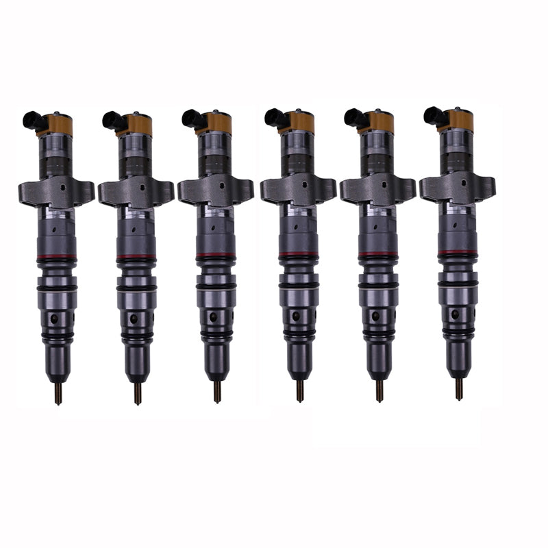 6 PCS Fuel Injector 268-1836 2681836 295-1412 2951412 Fits for Caterpillar CAT Engine C7 Forwarder 584 584HD