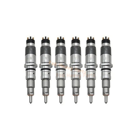 6 PCS Fuel Injector 2854608 0445120057 Fits for Case New Holland IVECO Engine F4HE9687 - Fab Heavy Parts