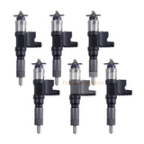 6 Pcs Fuel Injector 2901233100 Fits for 2004 - 2007 Isuzu 7.8L 6HK1 (LG4) Engine - Fab Heavy Parts