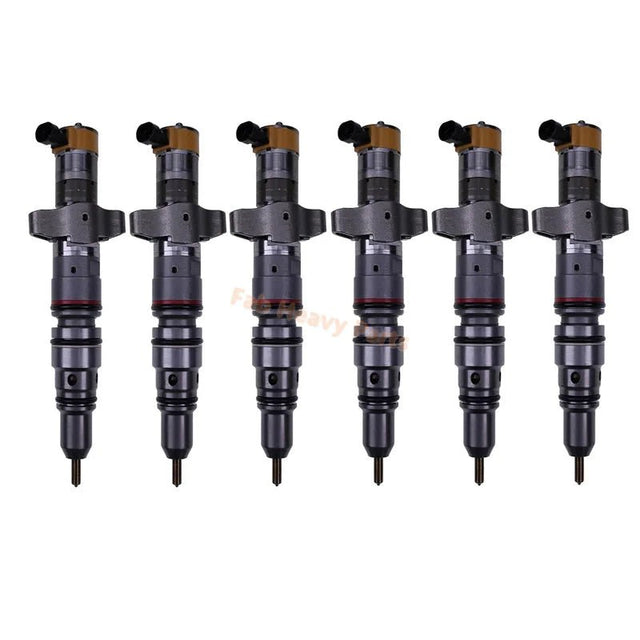 6 PCS Fuel Injector 293 - 4068 2934068 Fits for Caterpillar CAT Engine C9 C - 9 - Fab Heavy Parts
