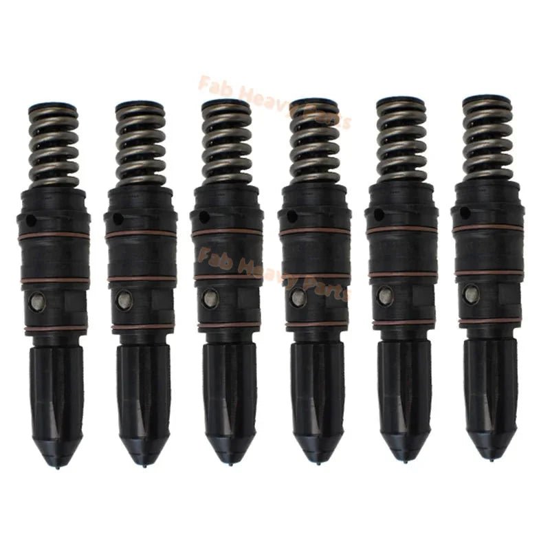 6 PCS Fuel Injector 3022197 Fits for Cummins Engine PTD K6 K19 QSK19G G19 K19G QSK19 - Fab Heavy Parts